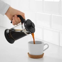 Pembuat kopi, kaca-baja tahan karat, 0.4 Liter