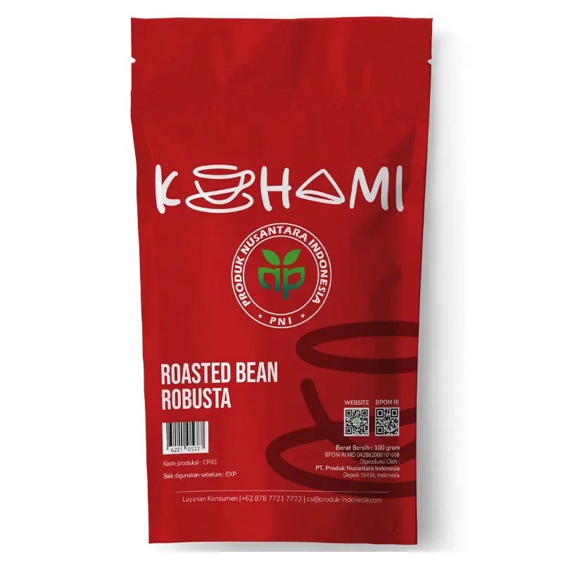 Kohami Roasted Bean Robusta 100 Gram