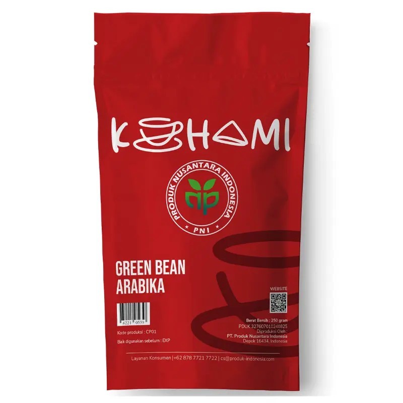 Kohami Green Bean Arabika 250 Gram